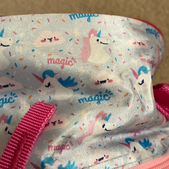 NWOT Quest Satin UNICORN Lunch Cooler, zippered - Picture 11 of 12